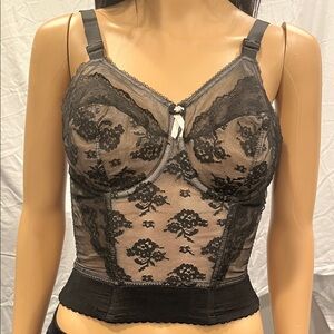 1960’s vintage Elegant Black Lace Women's Bra